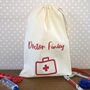 Personalised Doctor Kit Drawstring Children's Bag, thumbnail 5 of 5