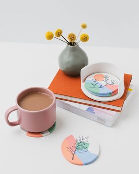 The Botanical Clay Coasters Kit, 4 of 5