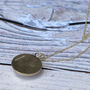 Solid Gold Chunky Moonface Pendant, thumbnail 6 of 6