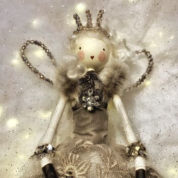 Personalised Vintage Style Christmas Fairy, 4 of 7