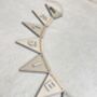 Woodland Nursery Bunting Custom Name Garland With Animals, thumbnail 8 of 10