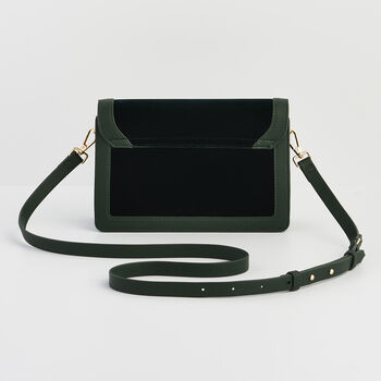 Fawn Embroidered Green Crossbody Bag, 5 of 7