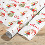 Personalised Christmas Wrapping Paper Boys Girls A1, thumbnail 2 of 4
