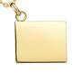 Personalised Envelope Love Heart Necklace Gold, thumbnail 6 of 7