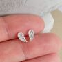 Sterling Silver Earrings 'Your Wings Were Ready…', thumbnail 3 of 5