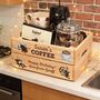 Personalised Coffee Lover Gift Crate, thumbnail 3 of 5