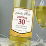 Personalised Vintage Age White Wine Gift, thumbnail 2 of 4
