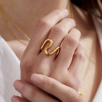 Squiggle Open Ring, 2 of 8