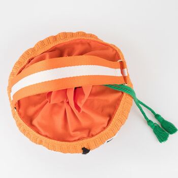 Trick Or Treat Pumpkin Basket Bag, 3 of 8