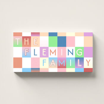 Family Name Sign Personalised Print Gift, 3 of 8