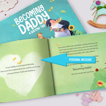 'Becoming Daddy' A Bedtime Story Book For Daddy And Me, 3 of 10