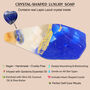 Crystal Soap With Real Crystal Inside Lapis Lazuli Gem, thumbnail 5 of 8