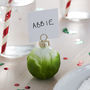 Brussel Sprout Shaped Name Place Card Holders, thumbnail 1 of 3