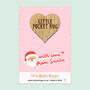 With Love From Santa Little Pocket Hug, thumbnail 1 of 3