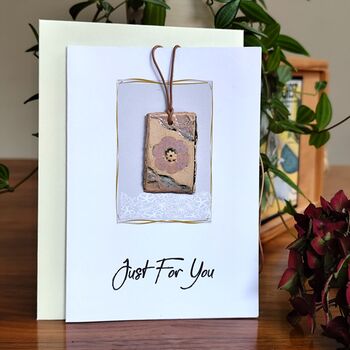 Handmade Ceramic Pendant Necklace Small Gifts For Her Adjustable Length, 11 of 12