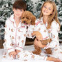 Personalised Dog Santa Christmas Pyjamas, thumbnail 2 of 12