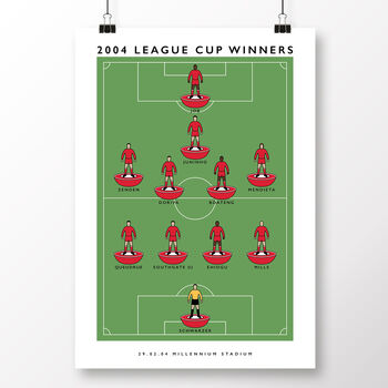Middlesbrough 2004 League Cup Poster, 2 of 8