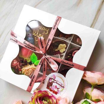 Personalised Vegan Chocolate 'Colibri & Flowers' Gift, 6 of 8