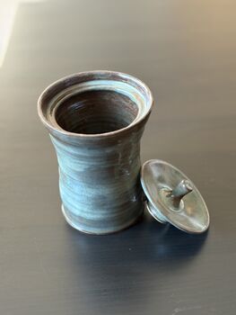 Handmade Lidded Porcelain Jar/Box, 4 of 5