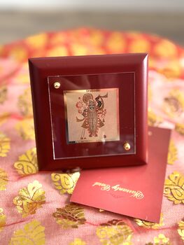 Mini Hindu God Frame– Home Temple Gift– Spiritual Decor, 6 of 12