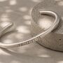 Personalised Rounded Cuff Bangle, thumbnail 3 of 5