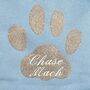 Personalised Embroidered Blue Doggy Backpack, thumbnail 5 of 7