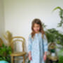 Girls Cotton Nightdress Blue Cosmic Moon And Star, thumbnail 1 of 5