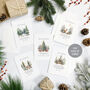 Christmas Blessings Greeting Card Pack Of Five, thumbnail 1 of 3