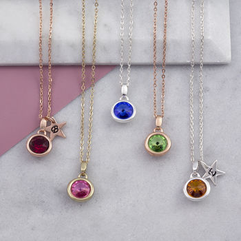 Birthstone Necklace Christmas Gift, 2 of 3