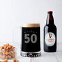 Personalised 50th Birthday Age And Name Beer Tankard, thumbnail 2 of 4