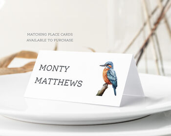 Bird Themed Wedding Table Number Cards, 8 of 9