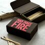 Refillable Matches Box Magnetic Close Father's Day Gift, thumbnail 2 of 5