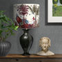 Tropical Lions Lampshade, Red, thumbnail 1 of 8