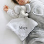 Personalised Comforter And Reversible Grey Blanket, thumbnail 3 of 11