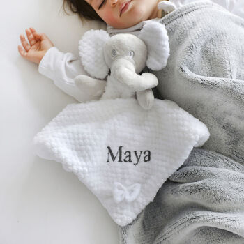 Personalised Comforter And Reversible Grey Blanket, 3 of 11