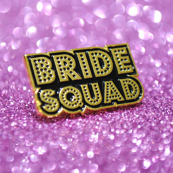Bride Squad Bachelorette~Hen Party Enamel Lapel Pins, 2 of 11