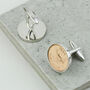70th Or 80th Birthday Personalised Farthing Cufflinks, thumbnail 5 of 9