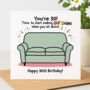 Oof Noises 30th Birthday Card, thumbnail 1 of 2
