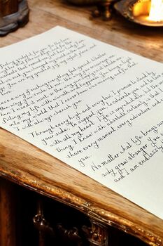 Personalised Luxury Handwritten Wedding Letter, 3 of 11