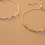 Create Your Own Family Heart Birthstone Personalised Bracelet, thumbnail 4 of 12