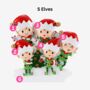 Elf Christmas Tree Decoration Christmas Ornament, thumbnail 6 of 7