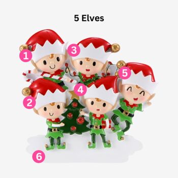 Elf Christmas Tree Decoration Christmas Ornament, 6 of 7