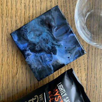 Sold Art Ceramic Resin Coasters | Set Of Two/Four, 2 of 9