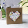Engagement Wildflower Seed Heart Card, thumbnail 4 of 6