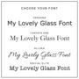 Special Message Personalised Crystal Cut Gin Glass, thumbnail 5 of 10