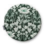 Circular Garden Outdoor Seat Pads Summer Green And White, thumbnail 1 of 4