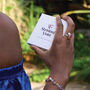 Forget Me Not Huggie Drop Earrings Sterling Silver And Gold Plated Option, thumbnail 9 of 10