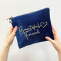 Velvet 'Beautiful Friend' Make Up Bag, thumbnail 5 of 10