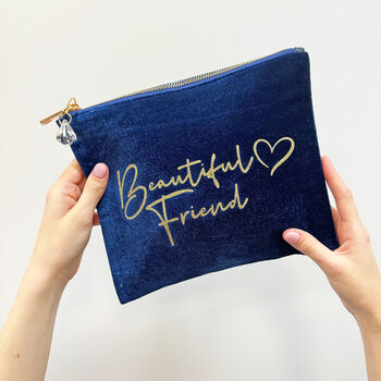 Velvet 'Beautiful Friend' Make Up Bag, 5 of 10