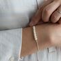 70 Th Birthday Pearl Bracelet, thumbnail 2 of 5